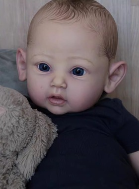 3D彩绘血管青筋60cm仿真重生婴儿娃娃reborn baby宝宝软胶玩偶