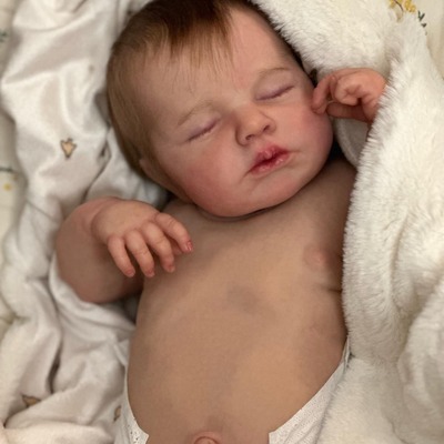 50厘米LouLou 仿真重生娃娃胶身 Reborn doll 重生娃娃跨境外贸