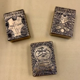 ZORRO ZORRO GENUNE 912S Ручная резьба - это старый железной человек -механический датчик керосина более легкий ретро -подарки