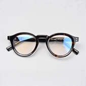 日系复古眼镜框男女同款 配防蓝光近视镜眼睛架大脸潮黑框6682 工装