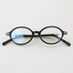 书呆子眼镜女复古椭圆小框近视可配高度数眼睛镜架男款 平光潮6380