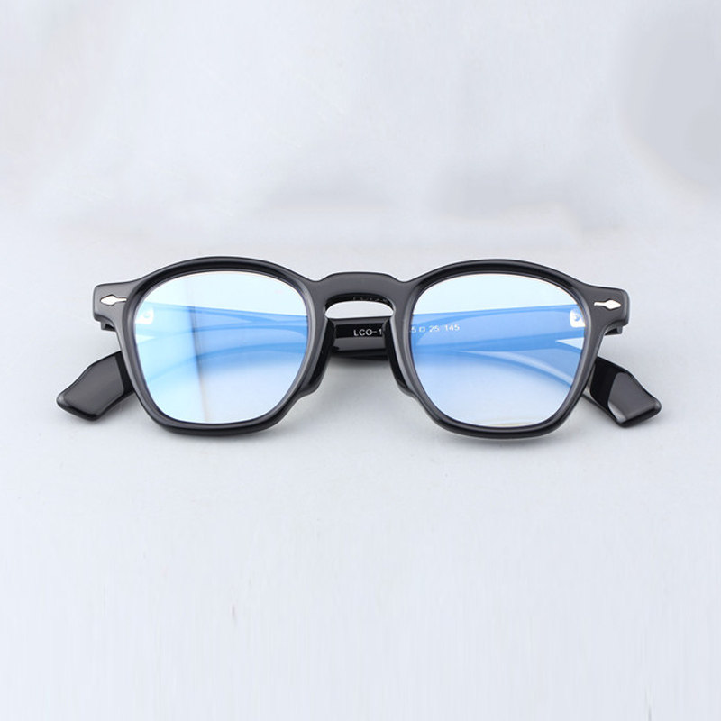 韩国权志龙眼镜复古眼镜框男板材眼镜架黑框可配近视太阳镜潮1175