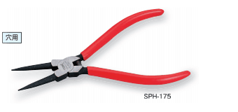 日本前田TONE 卡簧钳 轴穴俩用，SPH-175 SPSH-200