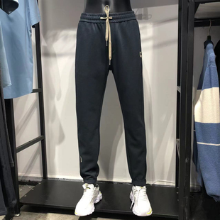 秋冬厚款 束脚卫裤 宽松弹力休闲男款 品牌男装 运动裤 大牌 男裤 正品