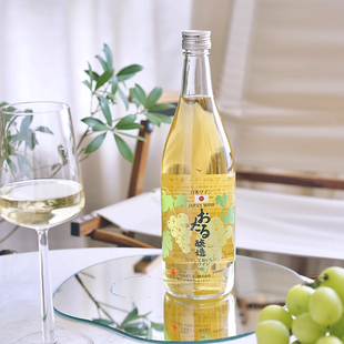 日本北海道葡萄酒小樽生白葡萄酒生葡萄酒(白新鲜口感720ml果酒