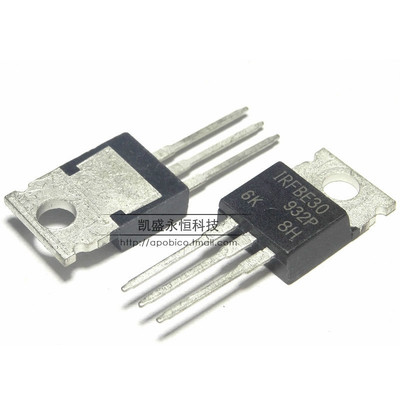 直插 IRFBE30 TO-220 4.1A 800V N通道 MOS场效应管