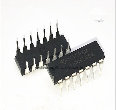 CD4075BE CD4075  DIP14封装 栅极和逆变器集成电路 全新