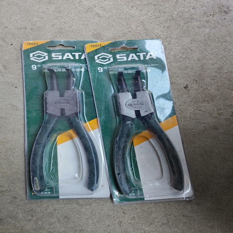 世达72023  德式轴用曲口卡簧钳9