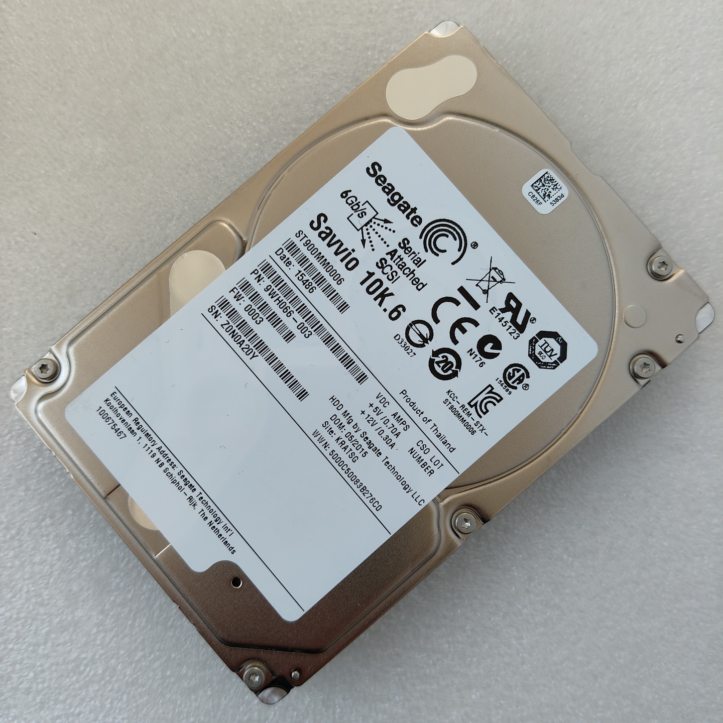 希捷 ST900MM0006 10K SAS 900G 2.5寸服务器硬盘