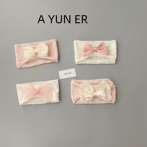 婴儿发带春夏薄款女宝宝花朵发饰