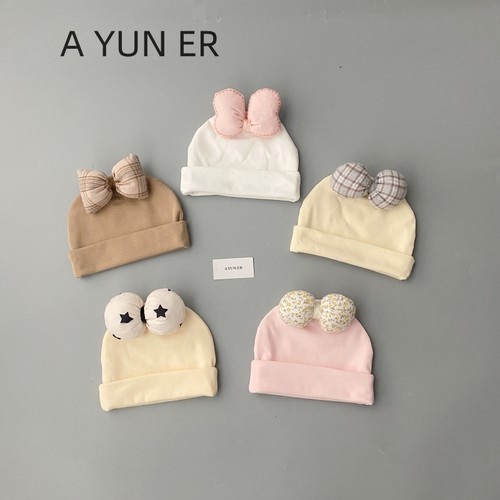 新生婴儿胎帽春秋薄无骨护囟门帽