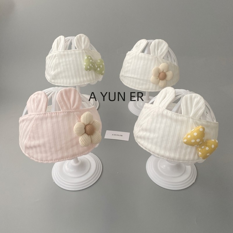 婴儿帽子夏季薄款护囟门男女宝宝新生婴幼儿护脑门空调纱布帽胎帽