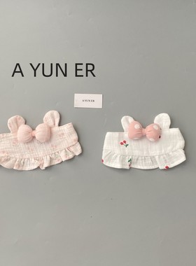 婴儿遮囟门帽子夏季薄新生儿发带