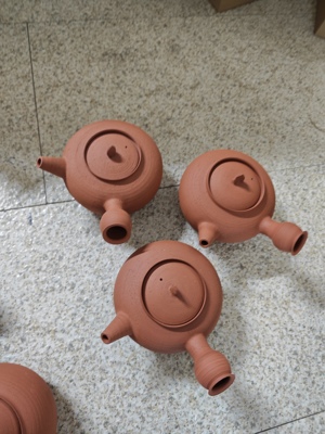 水木粗纱鸡蛋黄砂挑壶白泥砂挑壶全手工砂铫壶潮州砂铫超薄煮茶水