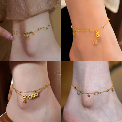 春夏不掉色钛钢脚链女2026新款