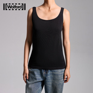 Wolford/沃尔福特时尚运动夏季简约休闲基础款U字领背心女55035