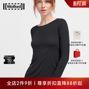 圆领套头衫 打底长袖 T恤52765 沃尔福特Aurora环保材质时尚 Wolford