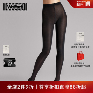 Wolford 袜11316 沃尔福特Cashmere250D秋冬羊绒加厚真丝保暖连裤