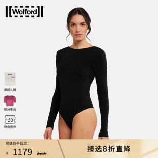 Wolford 沃尔福特Memphis低领无缝简约舒适微闪女连体衣75075
