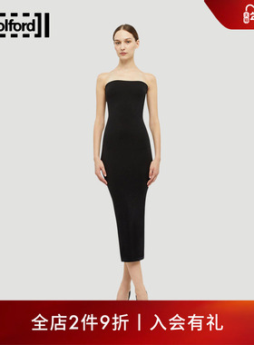 Wolford/沃尔福特Fatal优雅收腰小黑裙无缝抹胸魔术裙连衣裙50795