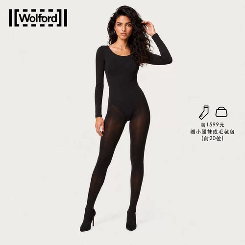 【拍一得二】Wolford/沃尔福特Velvet80D天鹅绒秋连裤打底袜19503