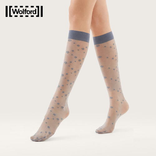 Wolford雏菊图案小腿袜