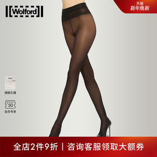 当季 收腰束形连裤 新品 沃尔福特40D秋季 黑丝袜14977 Wolford