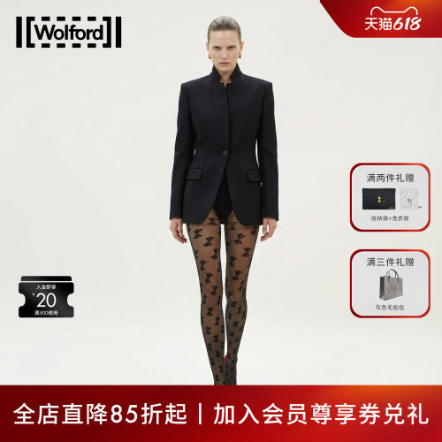 Wolford2026新款春夏图案20D黑丝