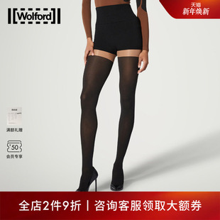 袜17605 假两件防走光柔软舒适连裤 Wolford 沃尔福特Sheer40D秋季