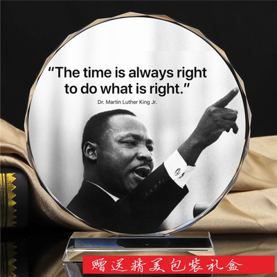 美国黑人民权运动领袖家居摆设