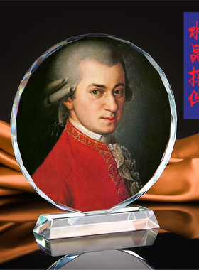 世界画像水晶模型书房桌面纪念品