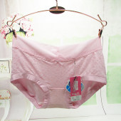 彩田内裤 女31079中腰银离子抗菌柔软舒适包臀性感高腰女士平角裤