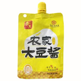 香其农家大豆酱450g*2袋 东北臭大酱农家酱蘸酱炸酱黄豆酱