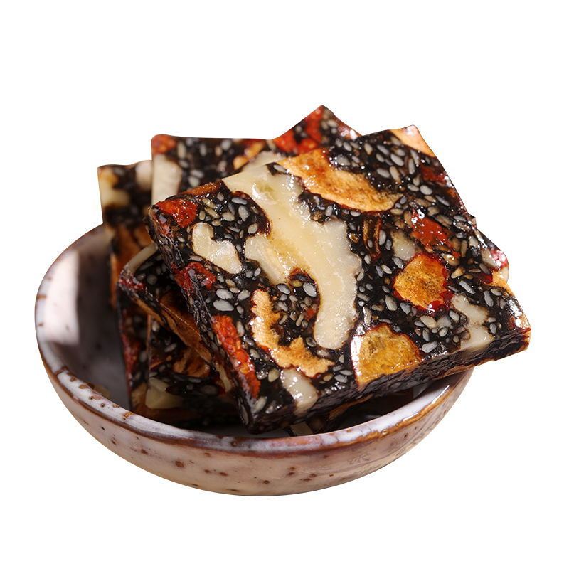 新春送礼500g即食血补山东正品即食固元糕阿胶固元膏女士红枣枸杞