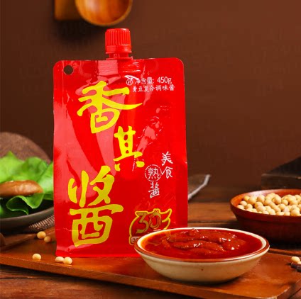 香其7道工熟酱450g黄豆复