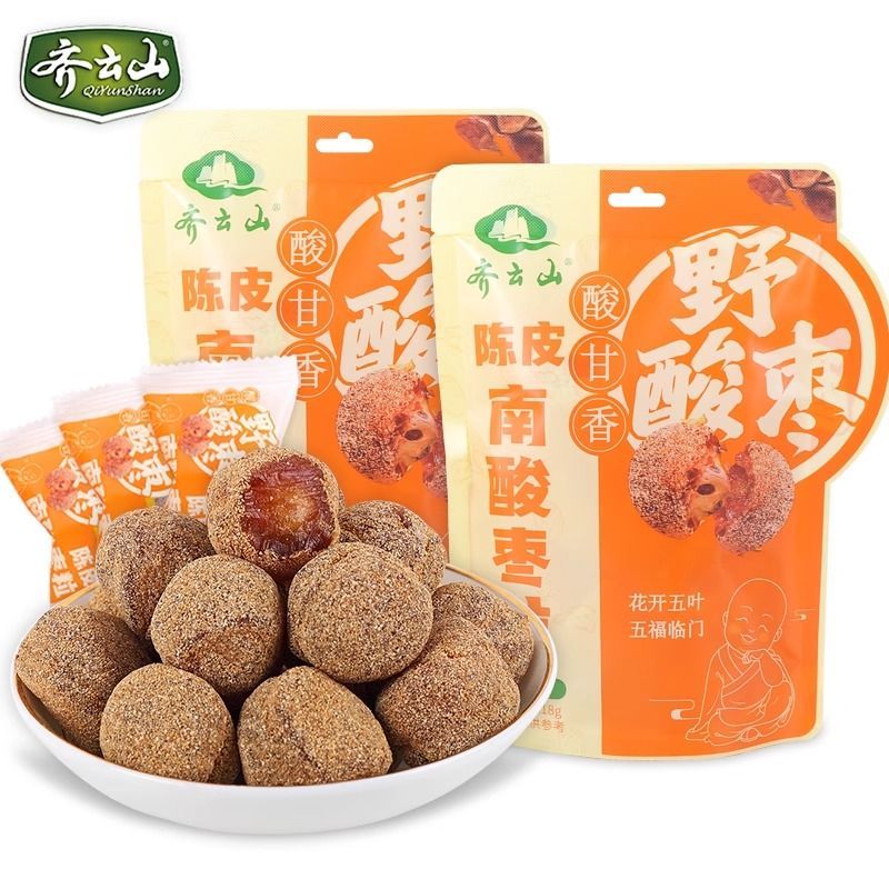 齐云山南酸枣粒118g江西特产蜜饯果干陈皮风味开胃零食出游解馋
