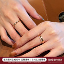 蜜蜂妈手作宋慧乔同款 蜂巢戒指女轻奢高级感气质精致叠戴组合指环