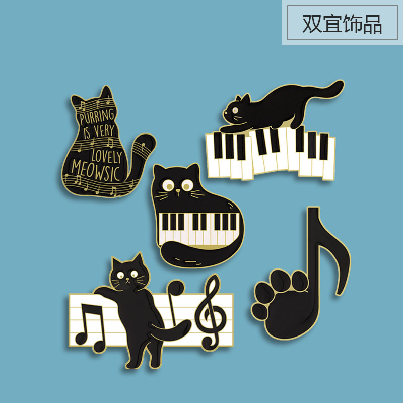 音乐系列徽章百搭文艺范勋章