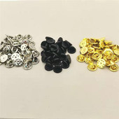 橡胶徽章扣子 胸针扣配件 徽章饰品蝴蝶扣金属 通用刺马针底座扣