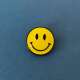 饰徽章金属小饰品 日系百搭包包装 黄色笑脸别针徽章 可爱勋章胸针