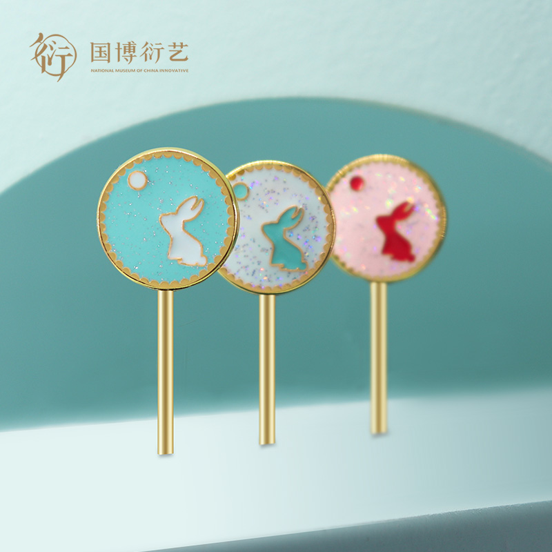 中国国家博物馆月宫玉兔胸针