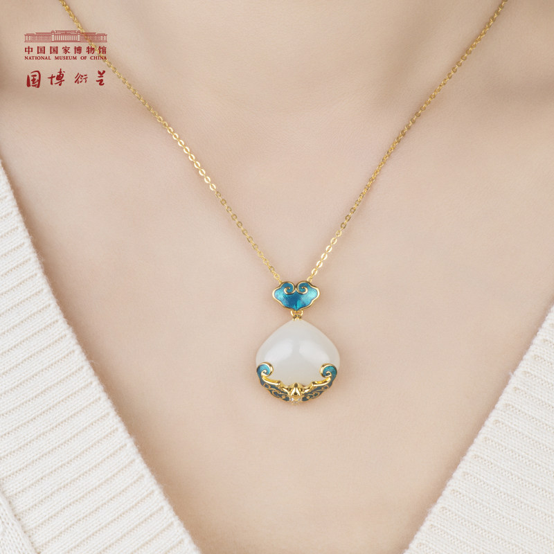 中国国家博物馆和玉缘和田玉首饰耳饰项链吊坠国风告白新年礼物