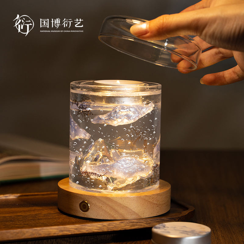 中国国家博物馆燕京八景香薰灯香氛礼盒家居香薰新婚礼物伴手礼