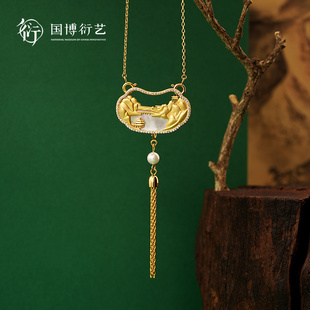 中国国家博物馆北京八景太液晴波胸针项链国风精致首饰情人节礼物