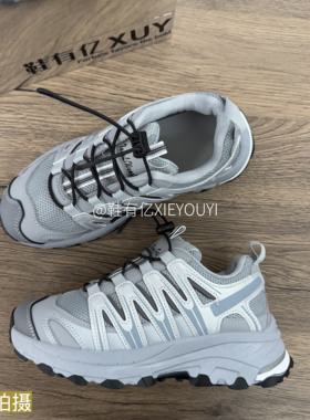 鞋有亿 2025秋冬新款灰色厚底增高老爹鞋女ins超火百搭运动休闲鞋