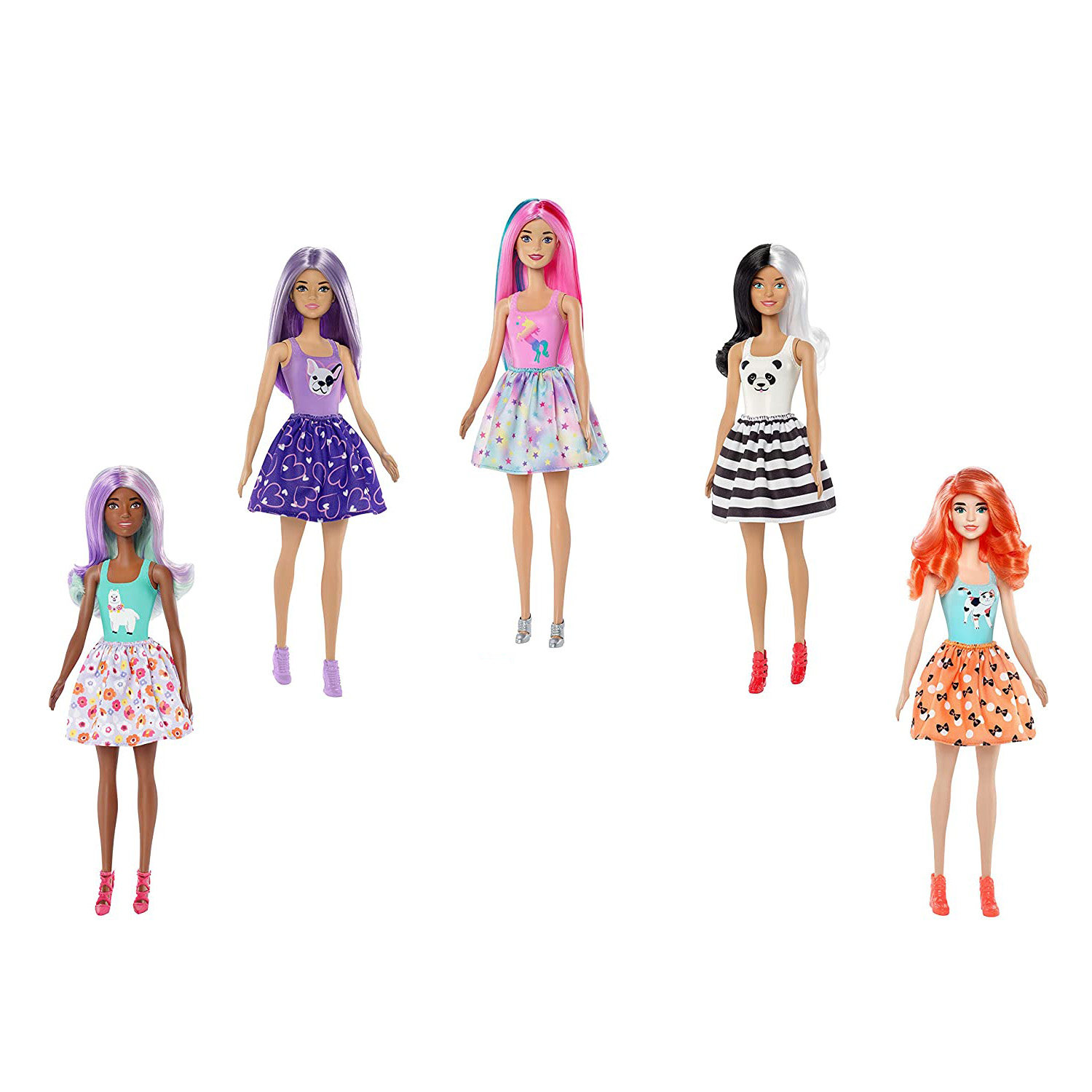 紫色动物连衣裙适合11寸barbie 30cm芭比娃娃裙子衣服女孩礼物