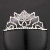 新款 合金水钻多款 半圆皇冠儿童公主发梳王冠生日发卡舞蹈演出发箍