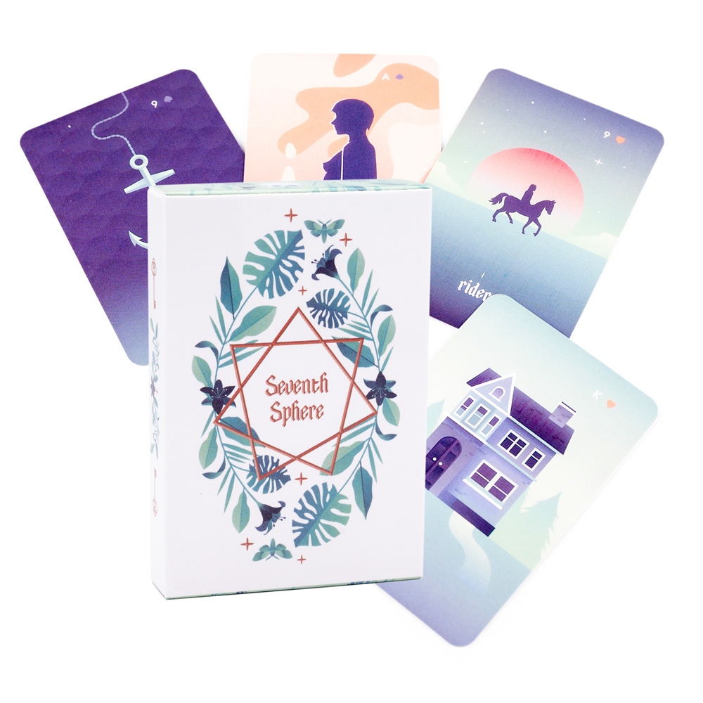 新到限量七号球雷诺曼卡牌利诺曼 Seventh Sphere Lenormand Card-封面