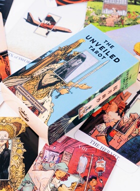手感升级版揭开面纱塔罗牌 神秘面纱塔罗 the unveiled tarot