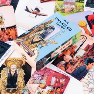 手感升级版揭开面纱塔罗牌 神秘面纱塔罗 the unveiled tarot